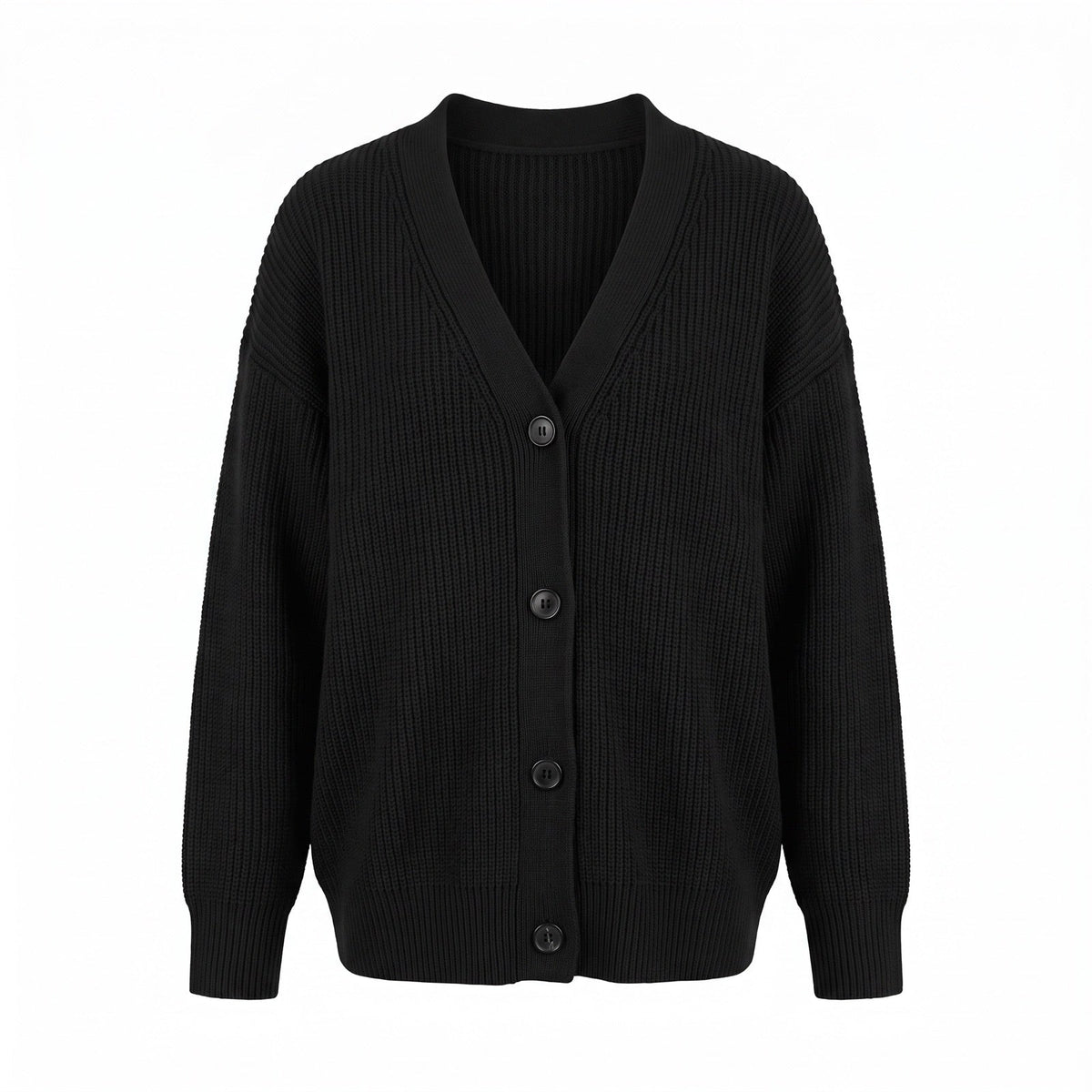 Schwarze Strickjacke Damen kombinieren: 7 Outfits für Büro, Alltag und Abend