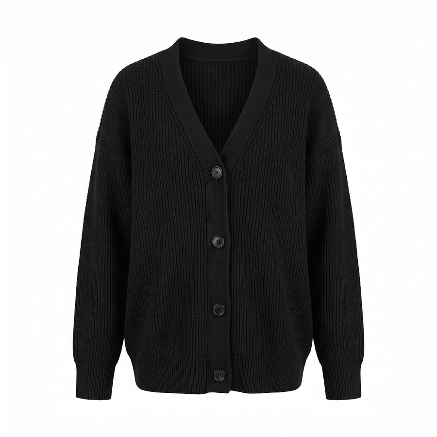 Schwarze Strickjacke Damen kombinieren: 7 Outfits für Büro, Alltag und Abend