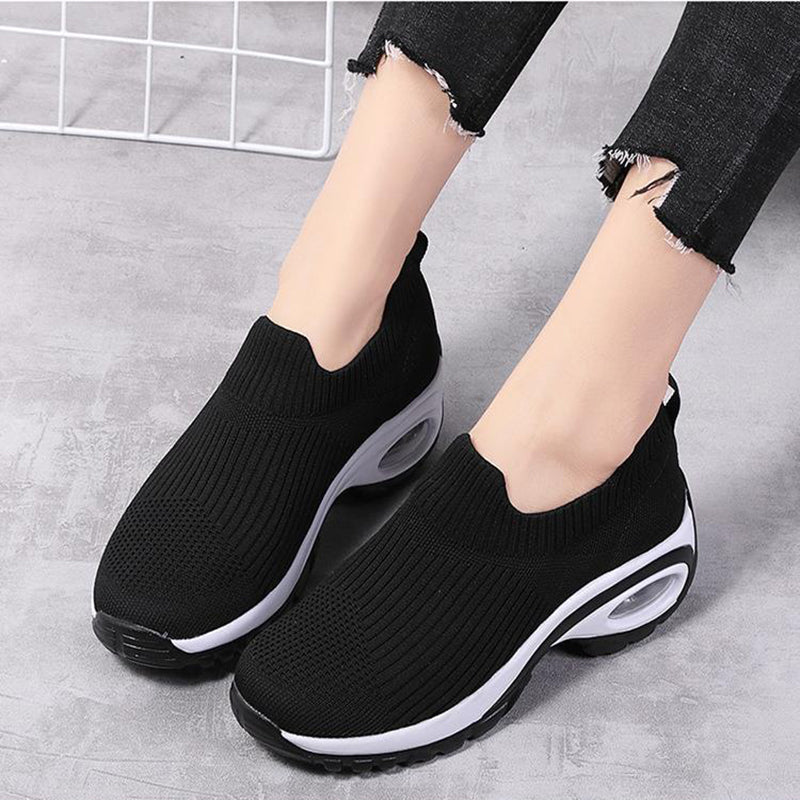 Slip-on Sneaker Damen mit Luftpolster-Sohle