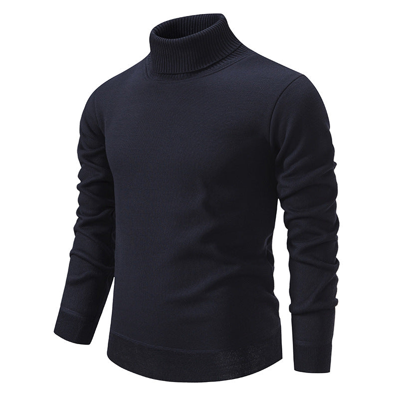 Rollkragenpullover Herren gefüttert