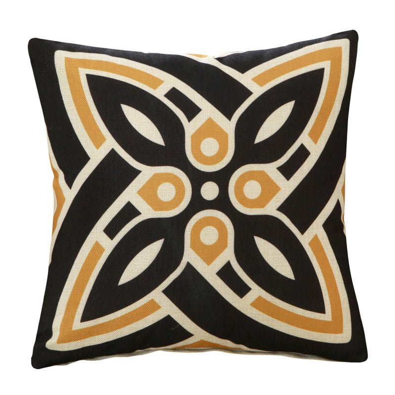 Kissenbezug im Art-Deco-Stil 45 x 45 cm