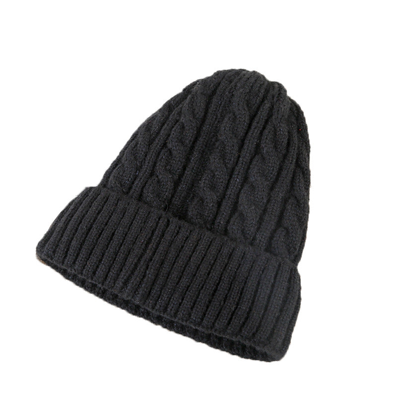 Flauschige Beanie mit Fleece