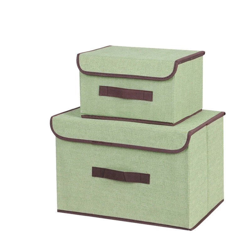 Aufbewahrungsbox mit Deckel – Grün