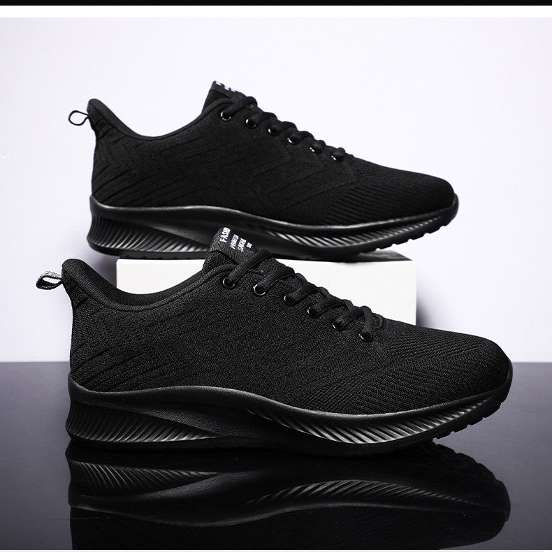 Sneaker Herren leicht aus Strick-Mesh
