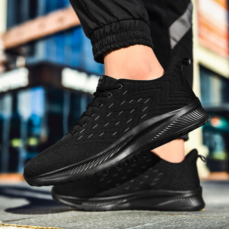 Sneaker Herren leicht aus Strick-Mesh
