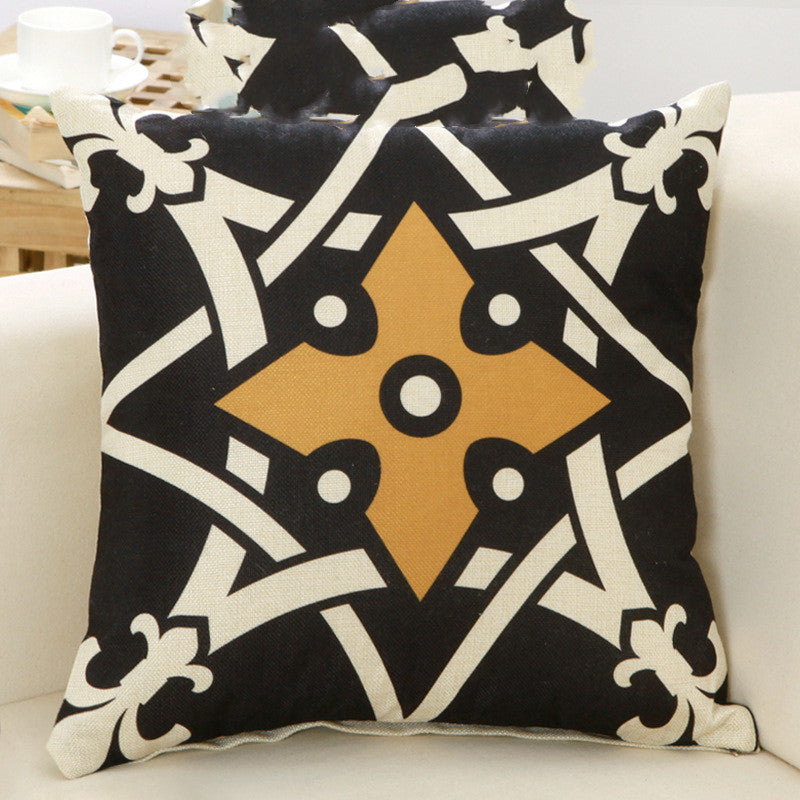 Kissenbezug im Art-Deco-Stil 45 x 45 cm – Mosaik