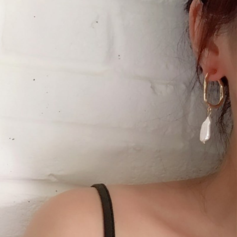 Perlen Creolen Damen