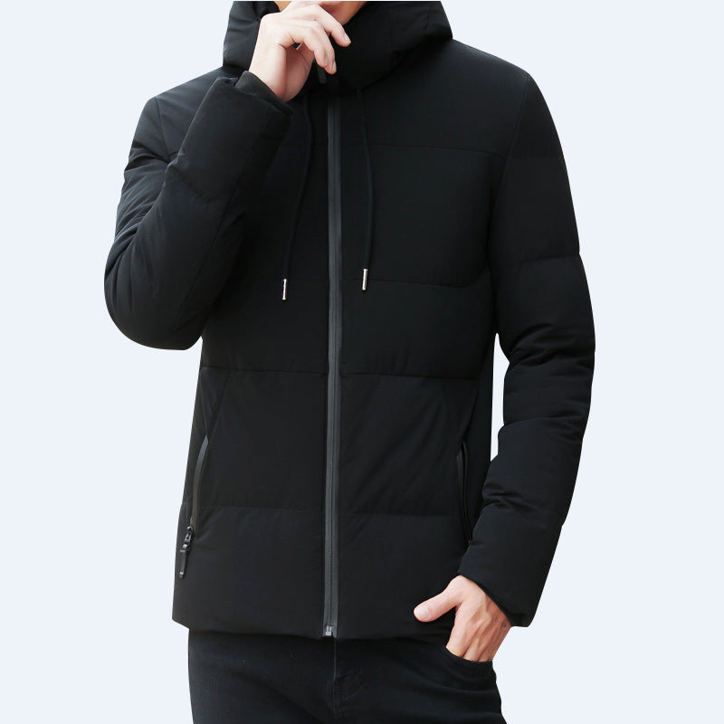 Wattierte Kapuzenjacke Herren