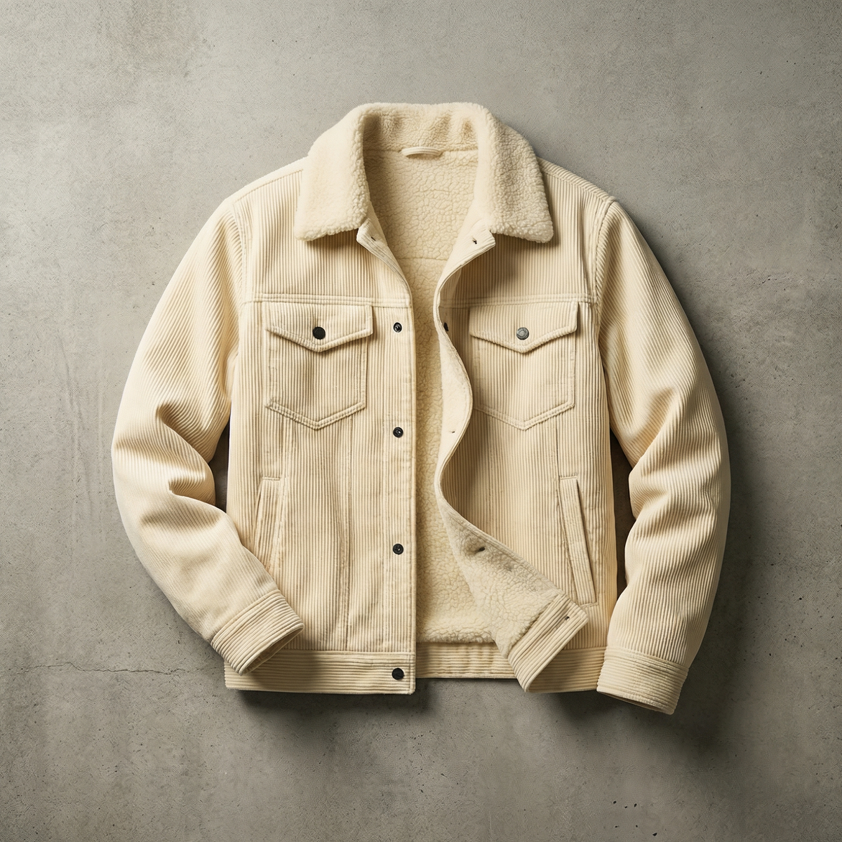 Cordjacke Herren gefüttert – Ansicht 4