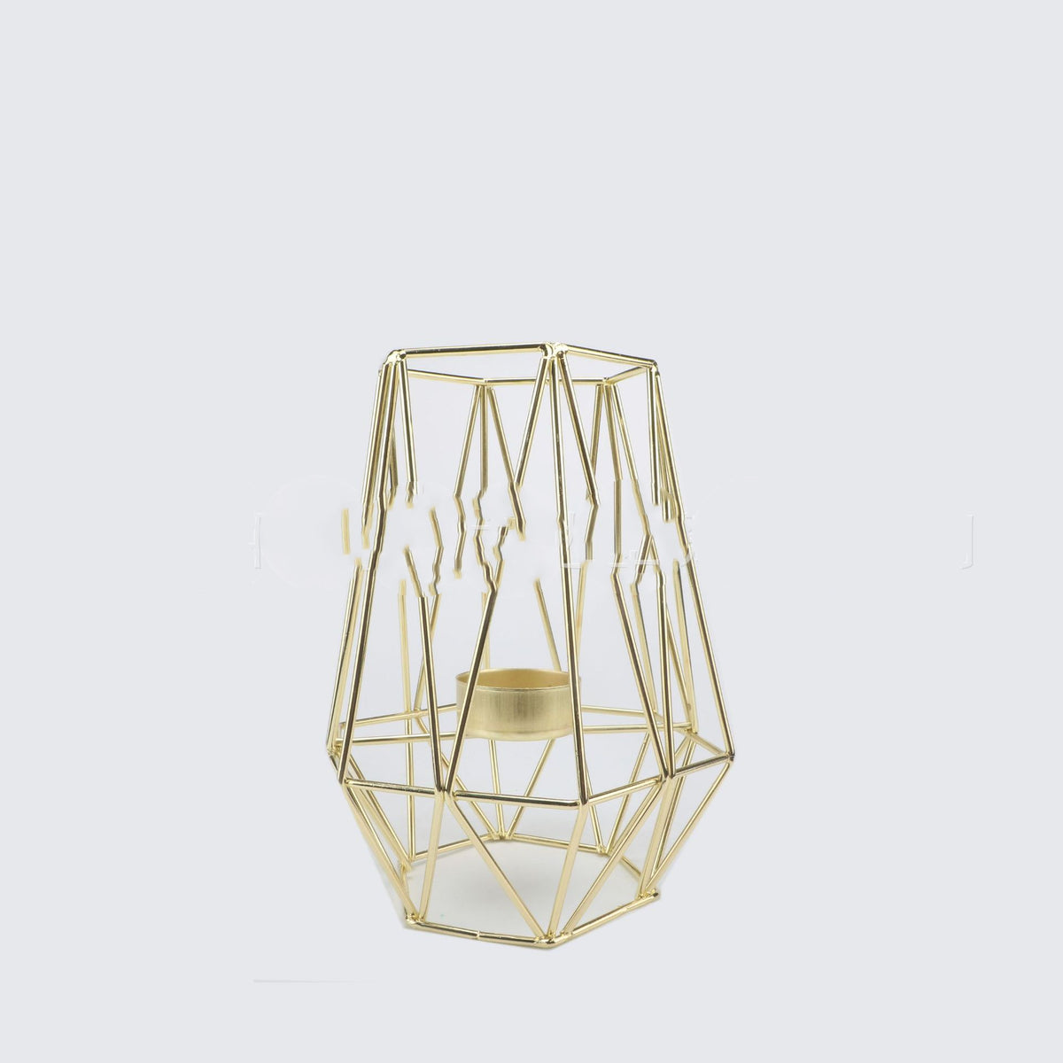 Teelichthalter geometrisch groß