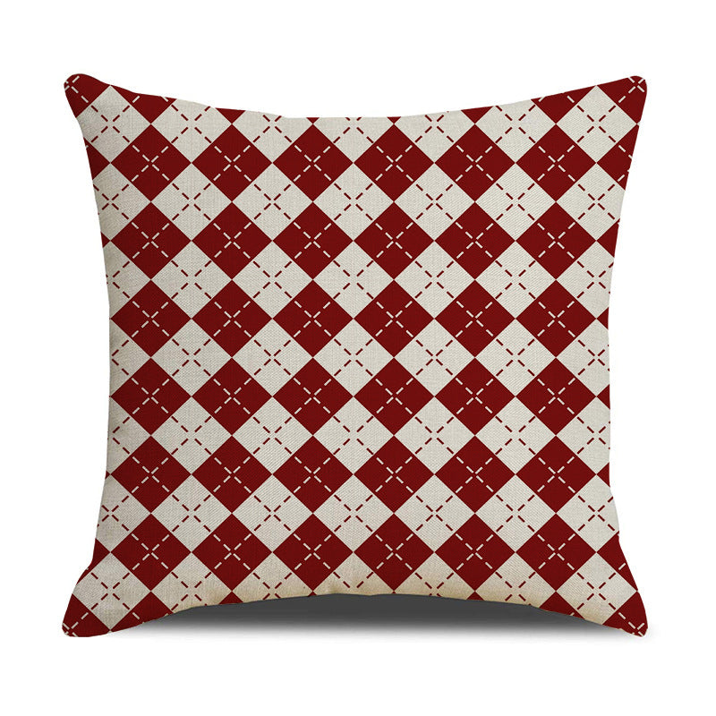 Kissenbezug Norweger-Muster 45 x 45 cm – Rauten