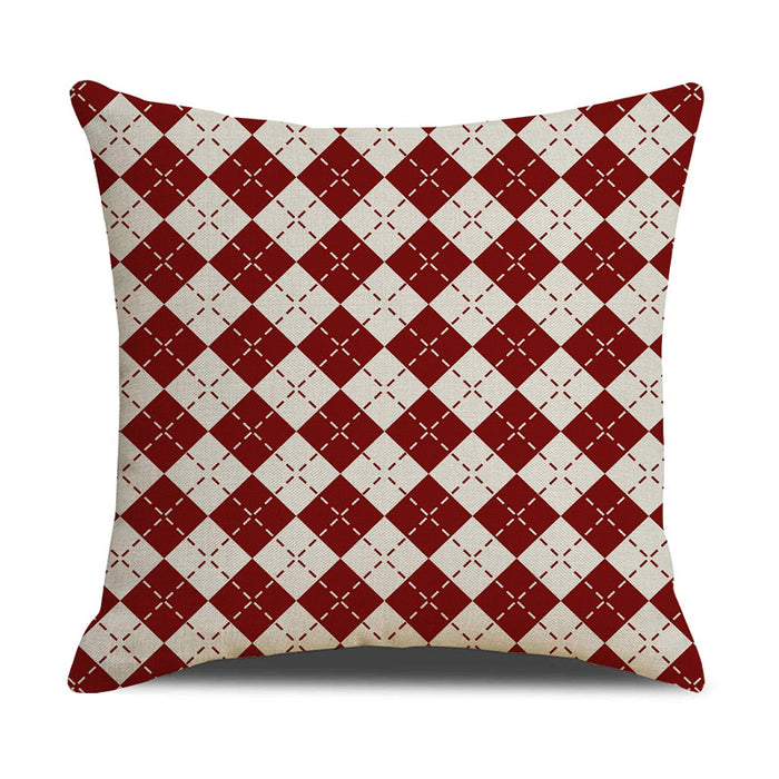 Kissenbezug Norweger-Muster 45 x 45 cm – Rauten