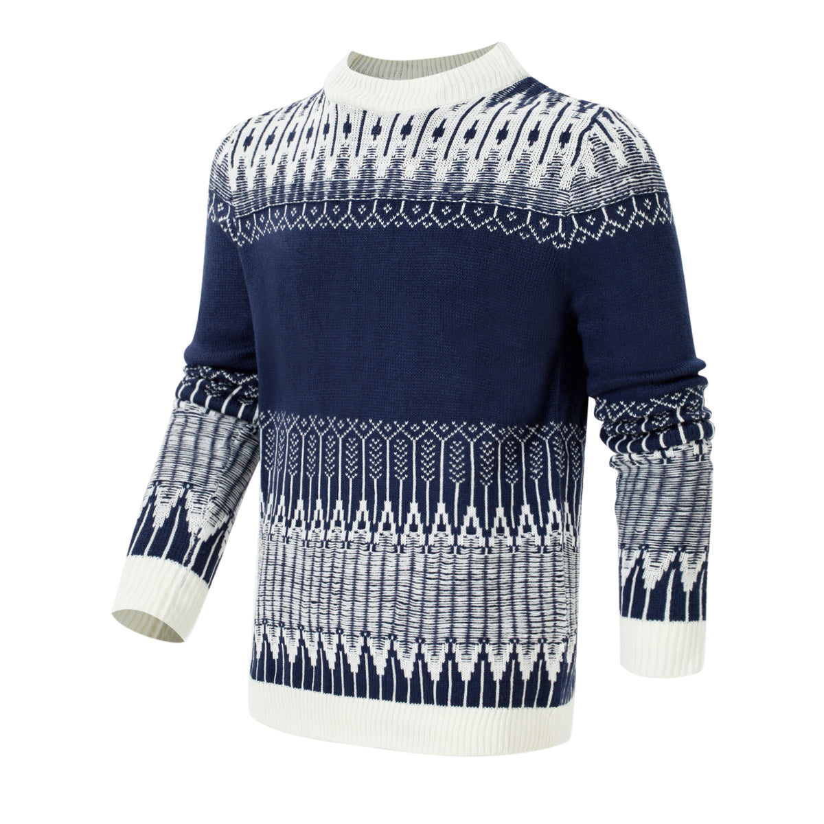 Norweger Pullover Herren Rundhals