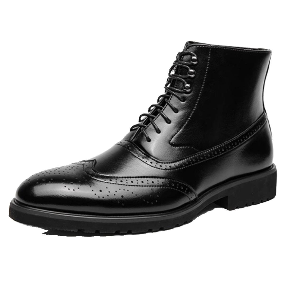 Schnürstiefel Herren mit Profilsohle