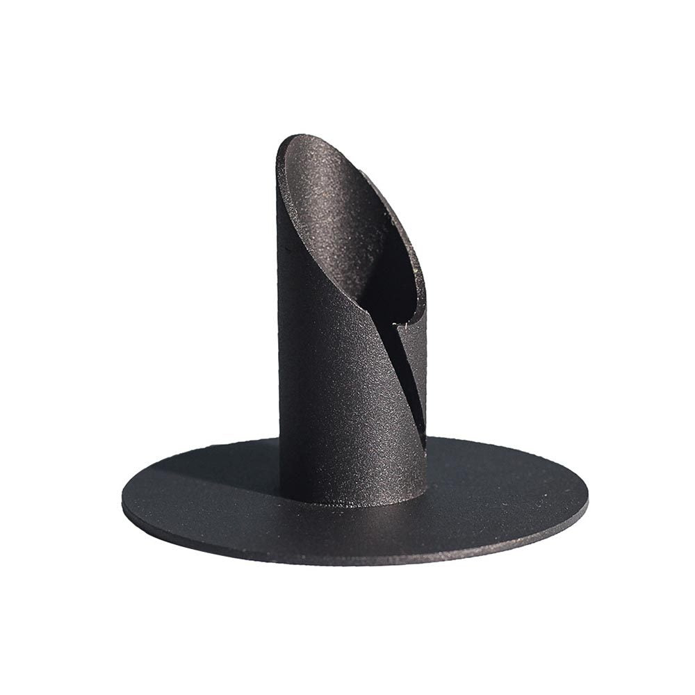 Kerzenständer für Stabkerzen schwarz