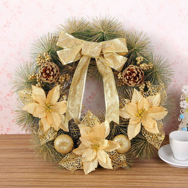 Weihnachtskranz Gold 40 cm