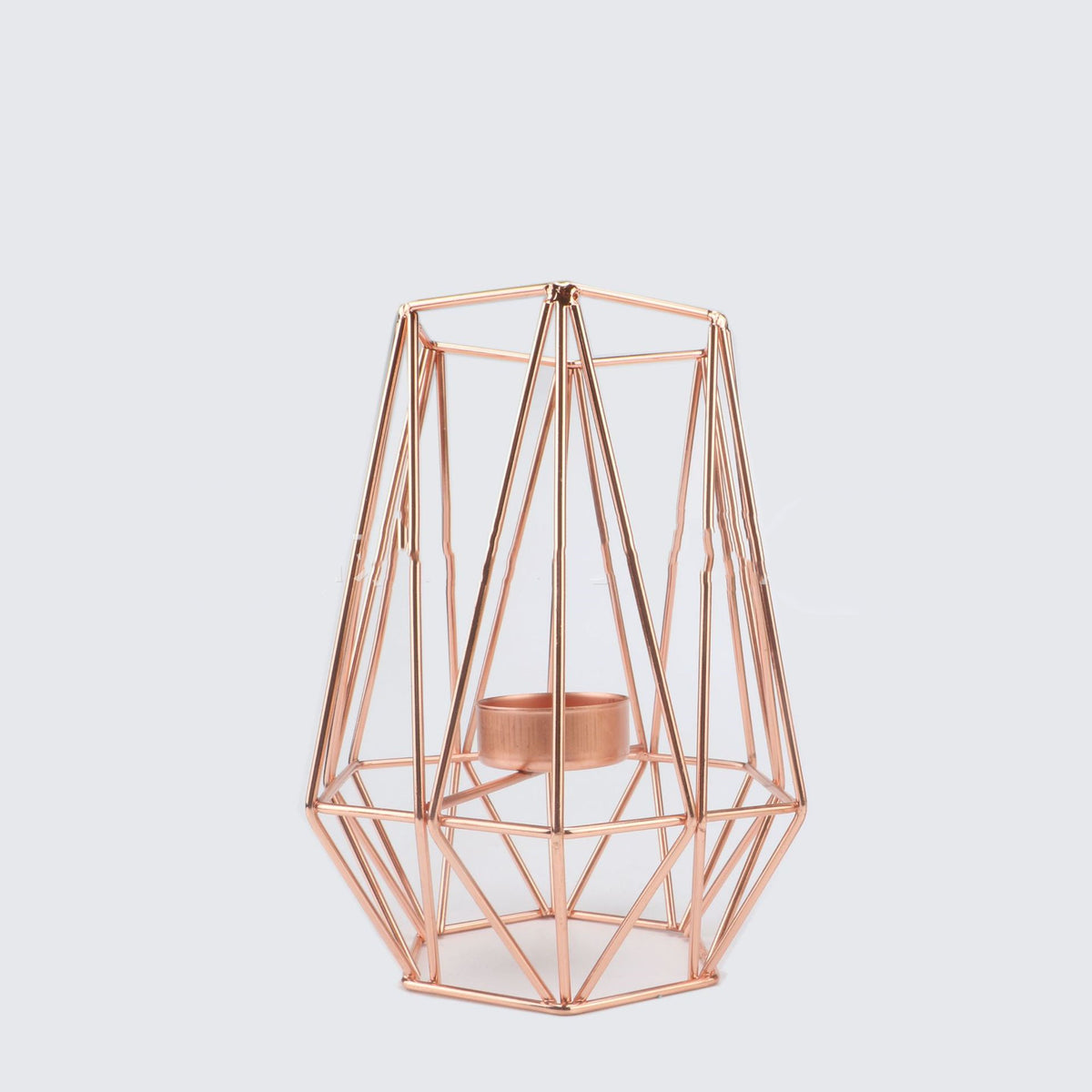 Teelichthalter geometrisch groß