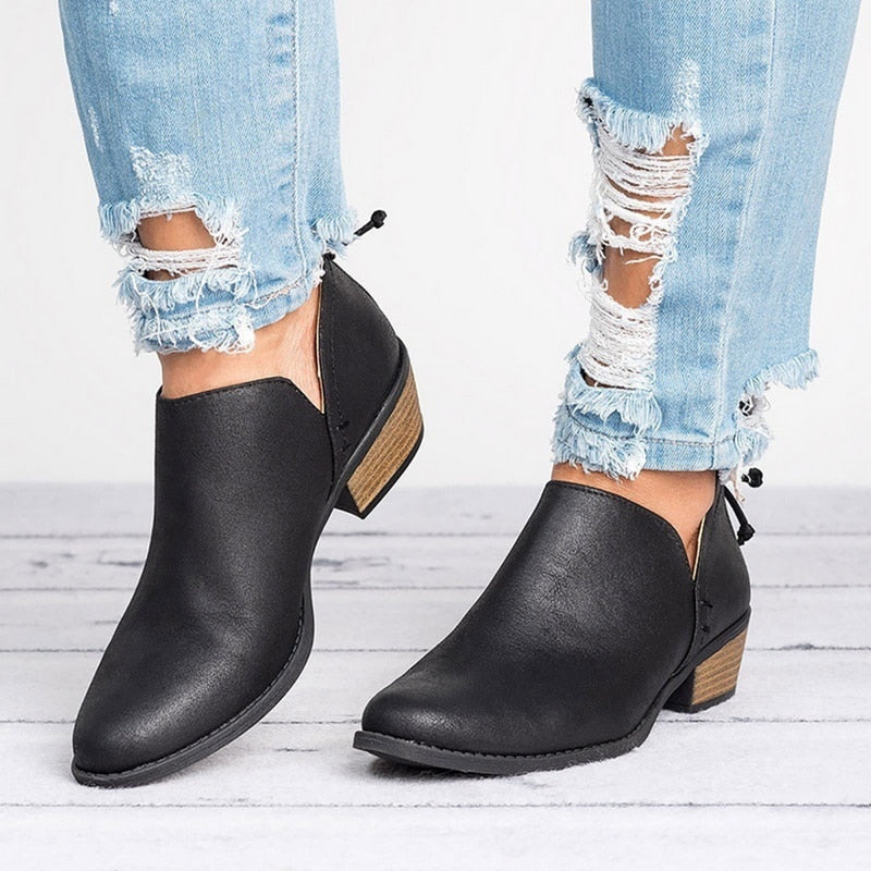 Ankle Boots Damen mit Absatz