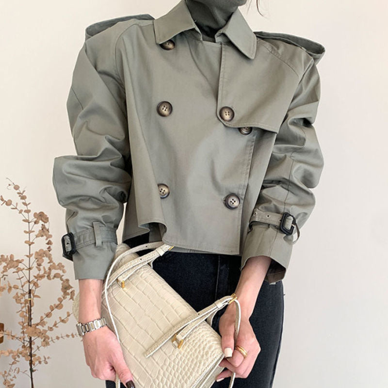 Kurzer Trenchcoat