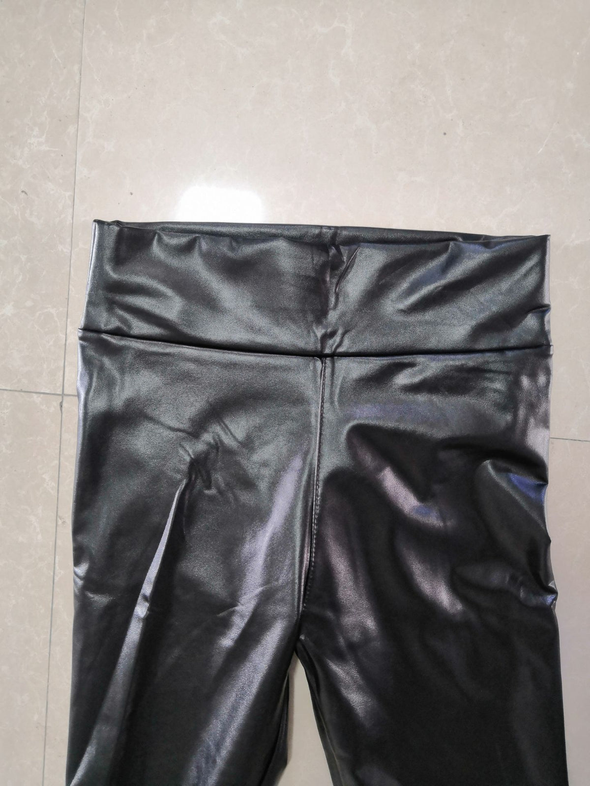 Leggings Damen in Lederoptik