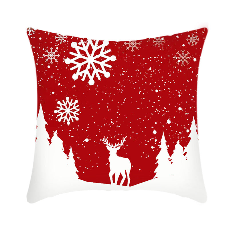 Kissenbezug Weihnachten 45 x 45 cm – Winterwald