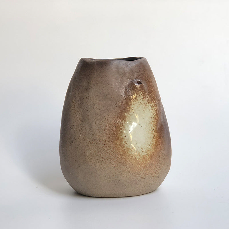 Keramikvase rustikal – Kiesel
