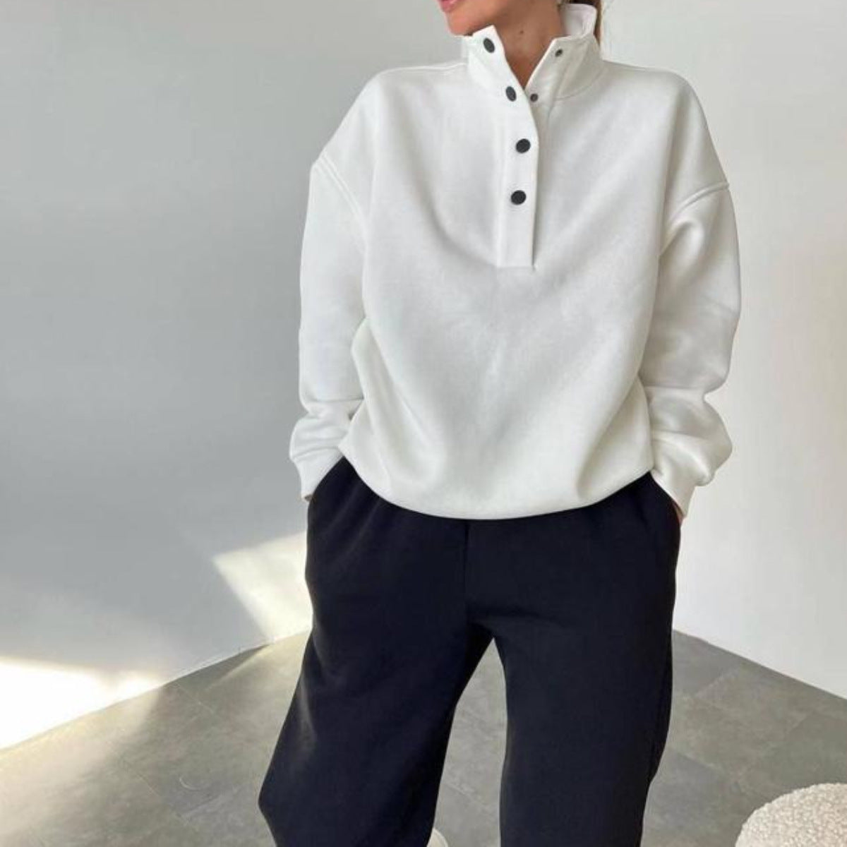 Oversize-Hoodie & Jogginghose im Set