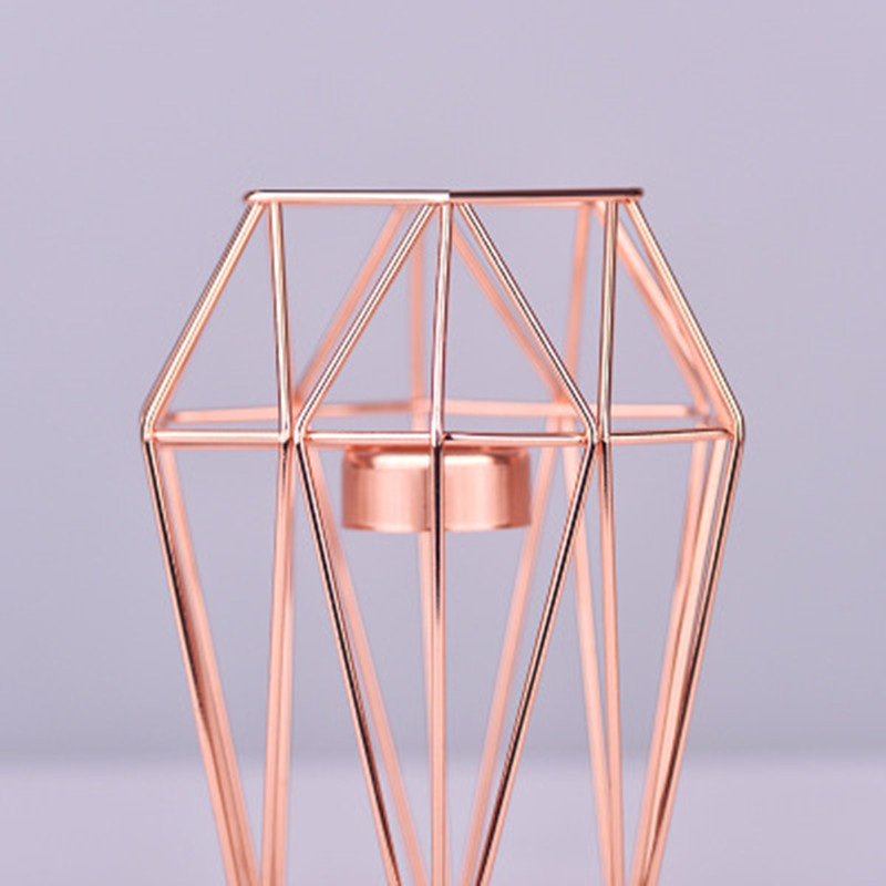 Teelichthalter geometrisch groß