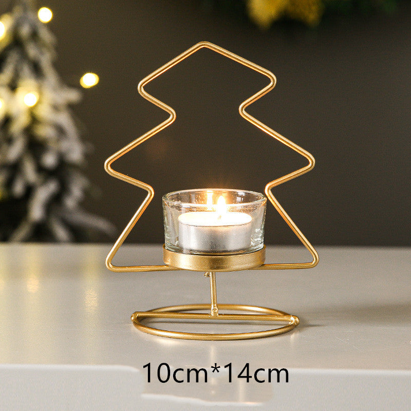 Kerzenhalter Metall im Nordic-Stil – Tannenbaum