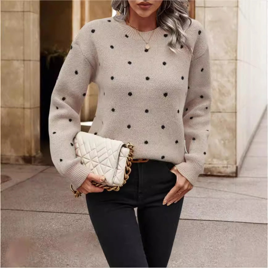 Pullover Damen mit Punkten