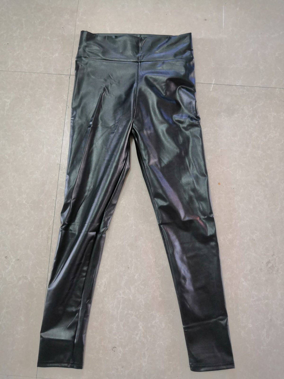 Leggings Damen in Lederoptik