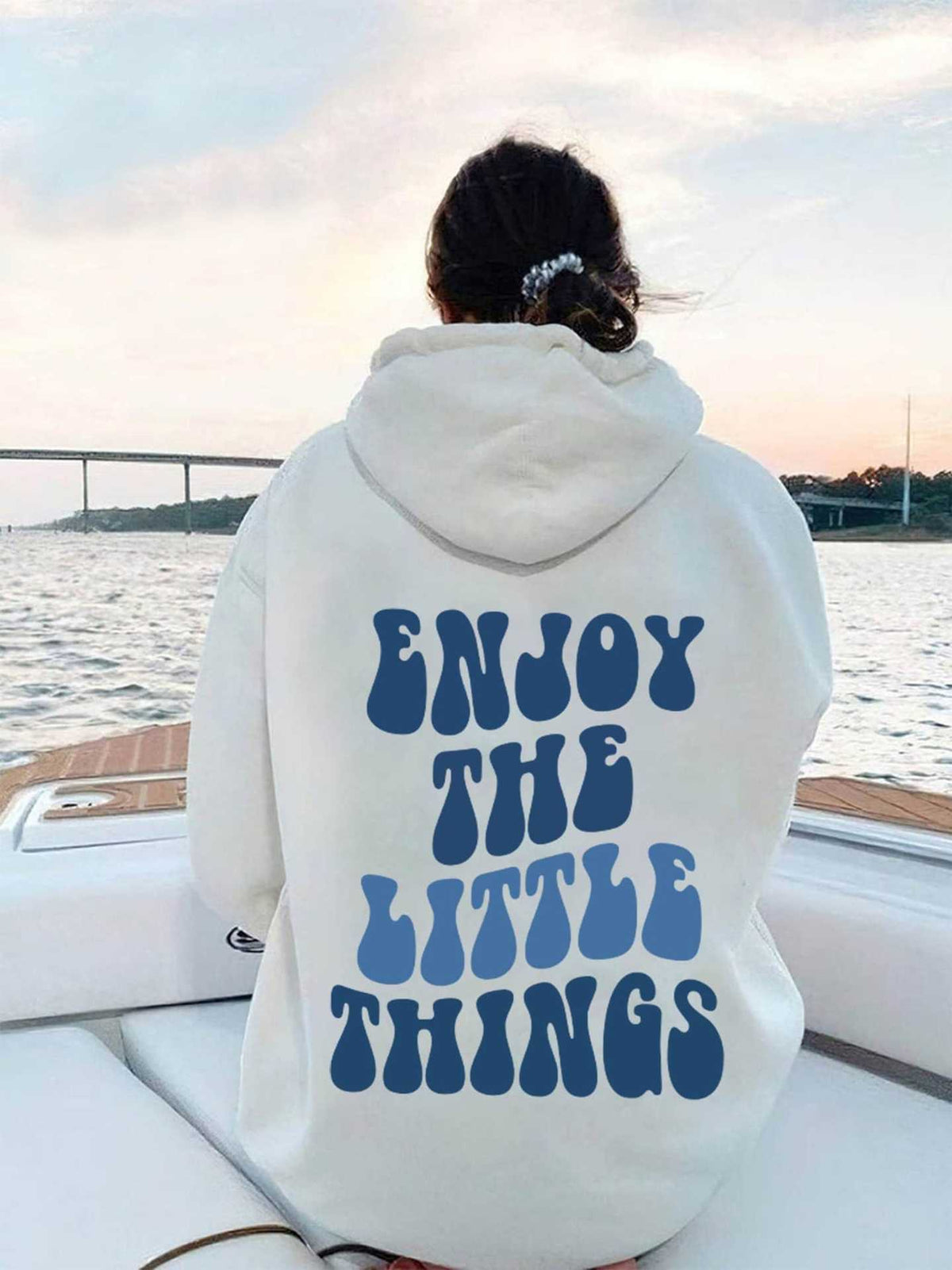 Oversize-Hoodie mit Rückenprint