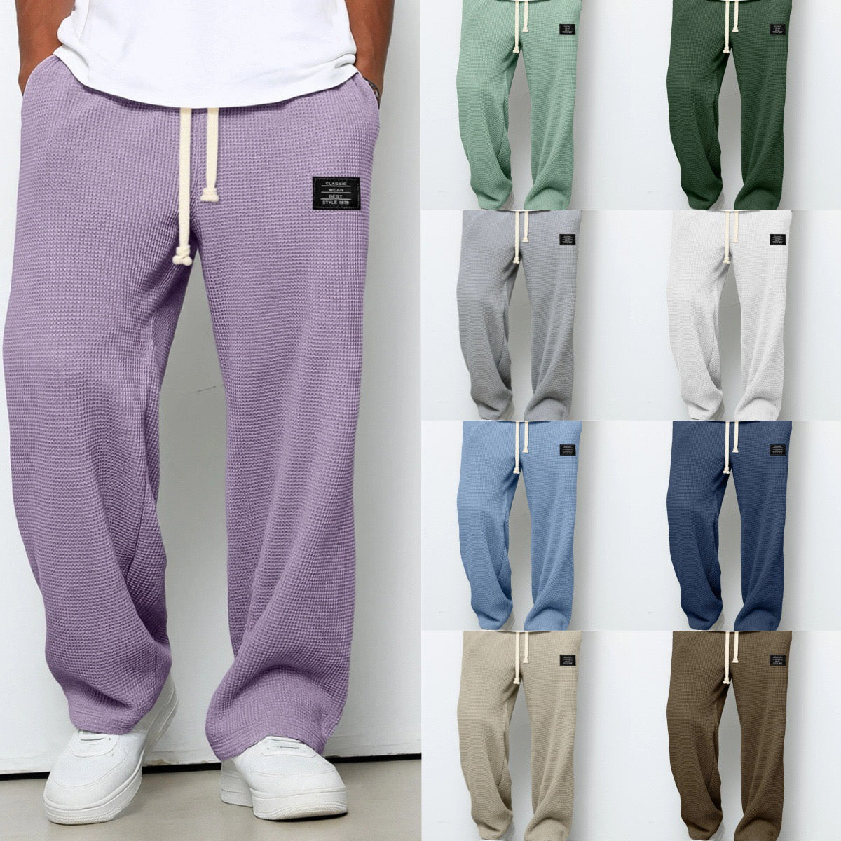 Waffelhose Herren weit – Ansicht 12
