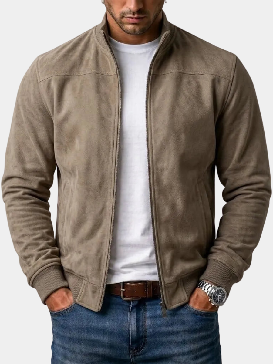 Jacke Herren in Wildlederoptik – Ansicht 1
