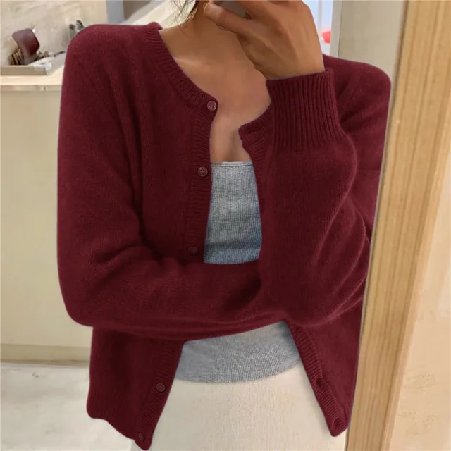 Strickjacke Damen kurz – Ansicht 7