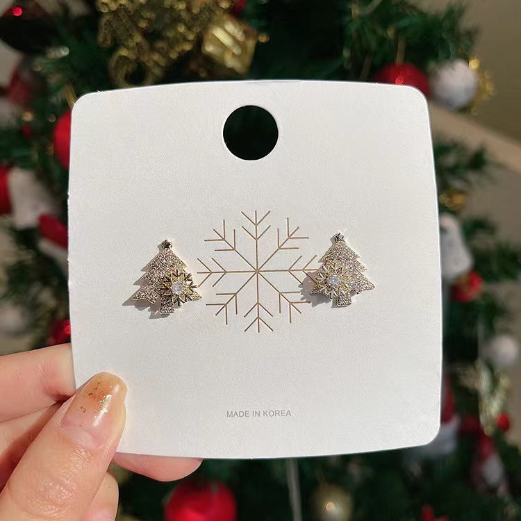 Weihnachtsbaum Ohrstecker Damen
