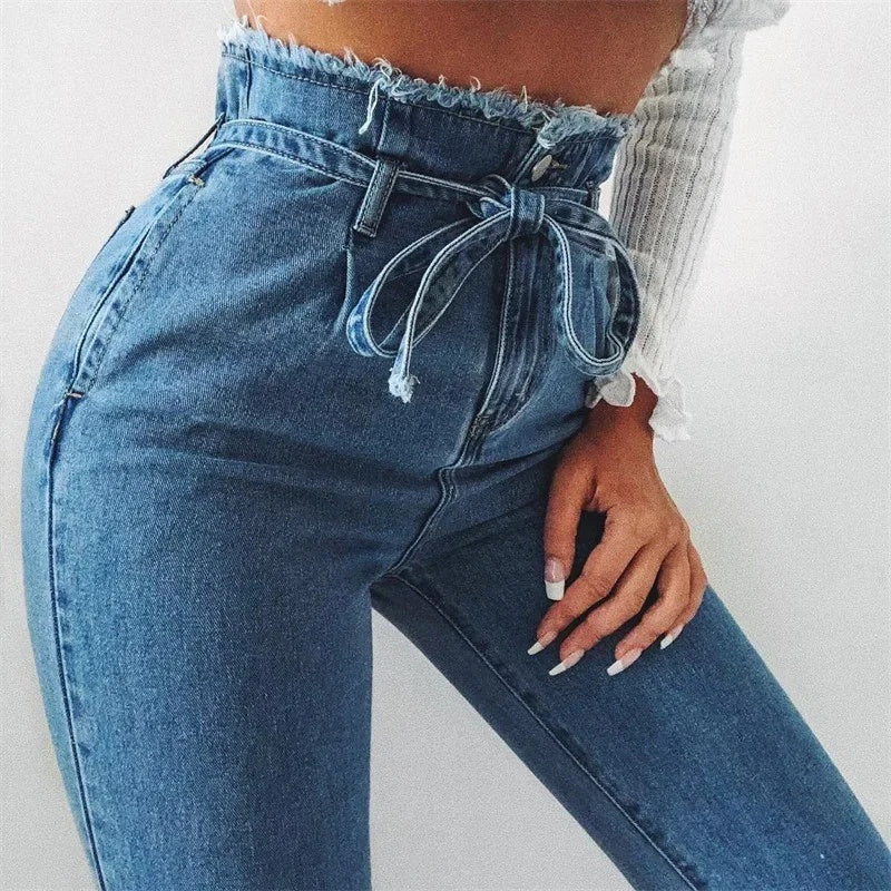Skinny Jeans Damen High Waist