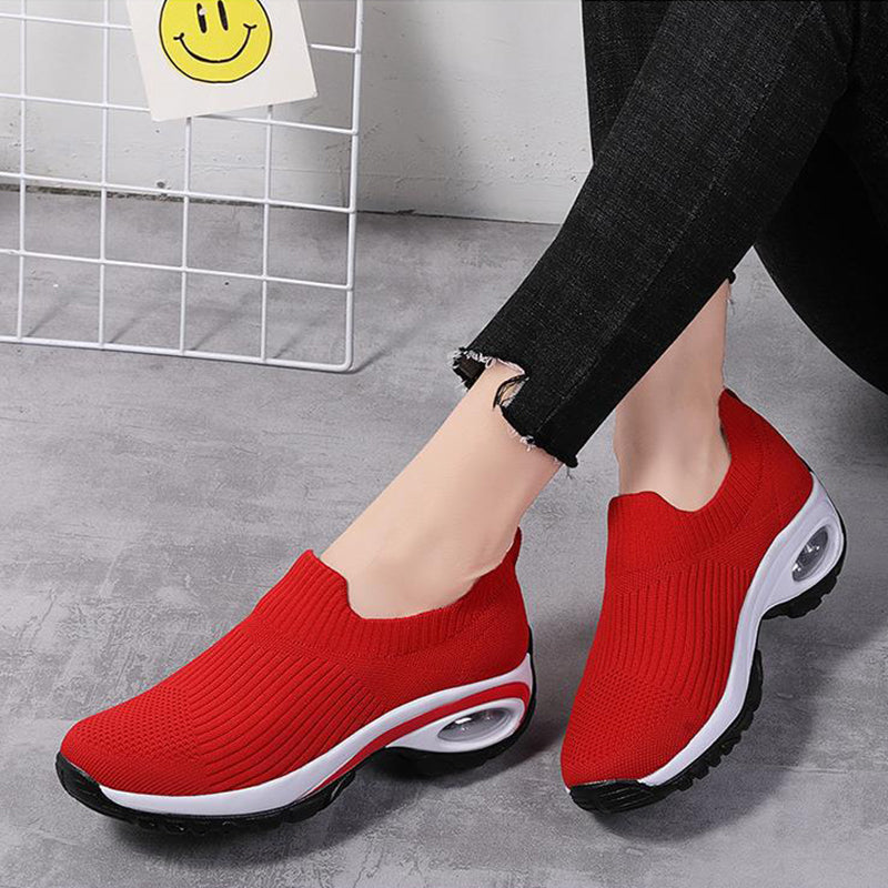 Slip-on Sneaker Damen mit Luftpolster-Sohle