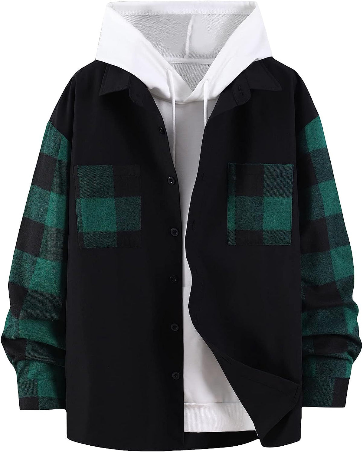 Karo Hemdjacke Herren – Grün