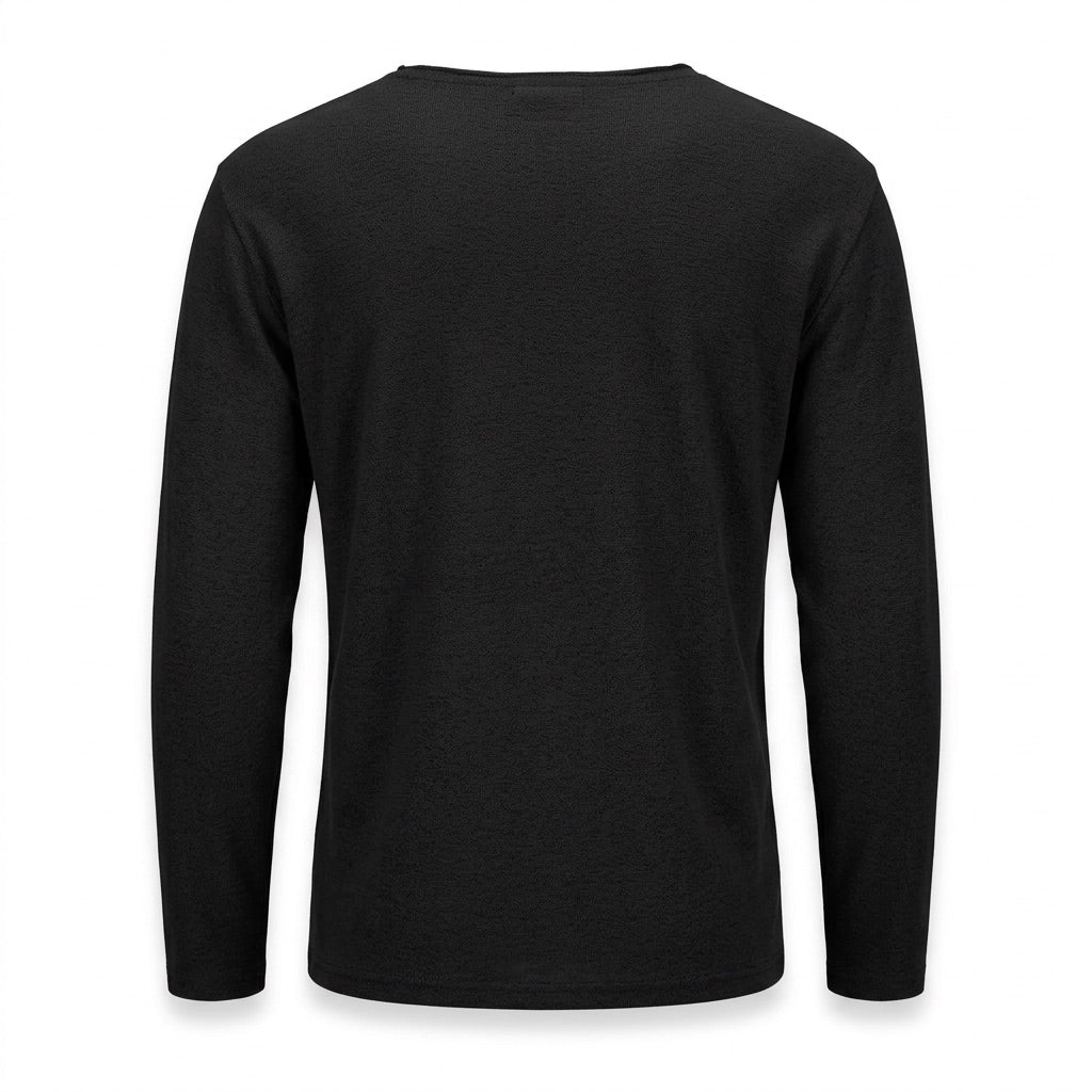 Herren Langarm Pullover | Lässig – Rückansicht