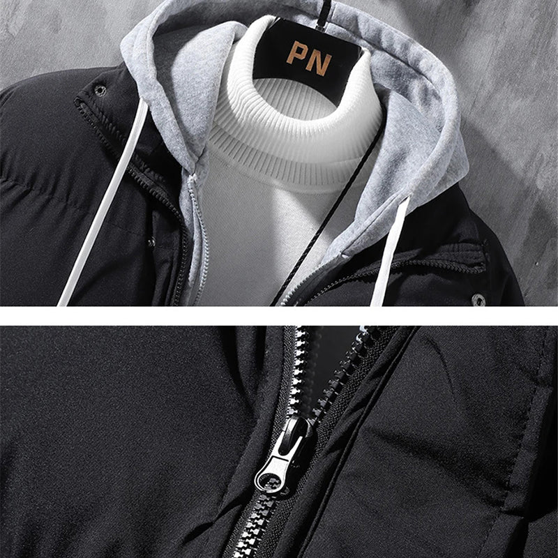 Pufferjacke Herren mit Kapuze