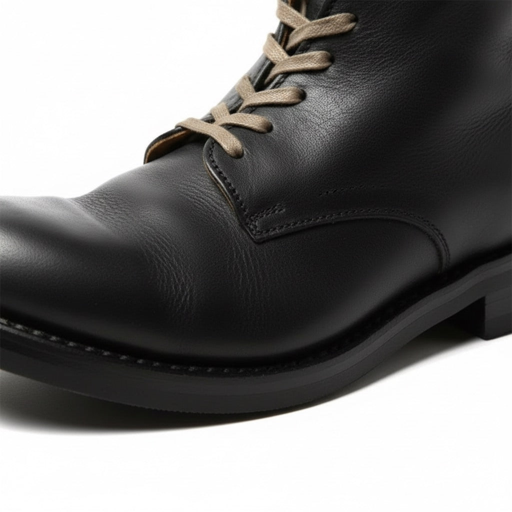 Boots Herren mit Schnürung – Klassische Stiefeletten – Detail