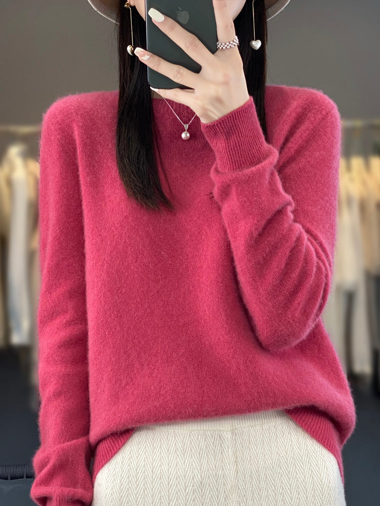 Strickpullover Damen Rundhals – Ansicht 10