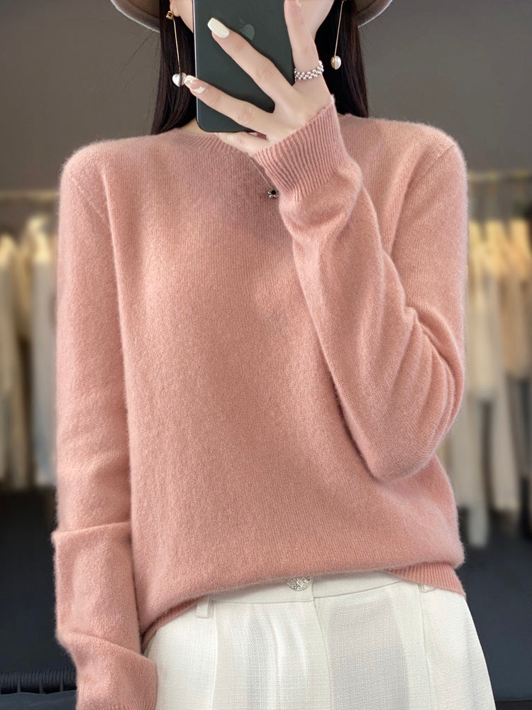 Strickpullover Damen Rundhals – Ansicht 11