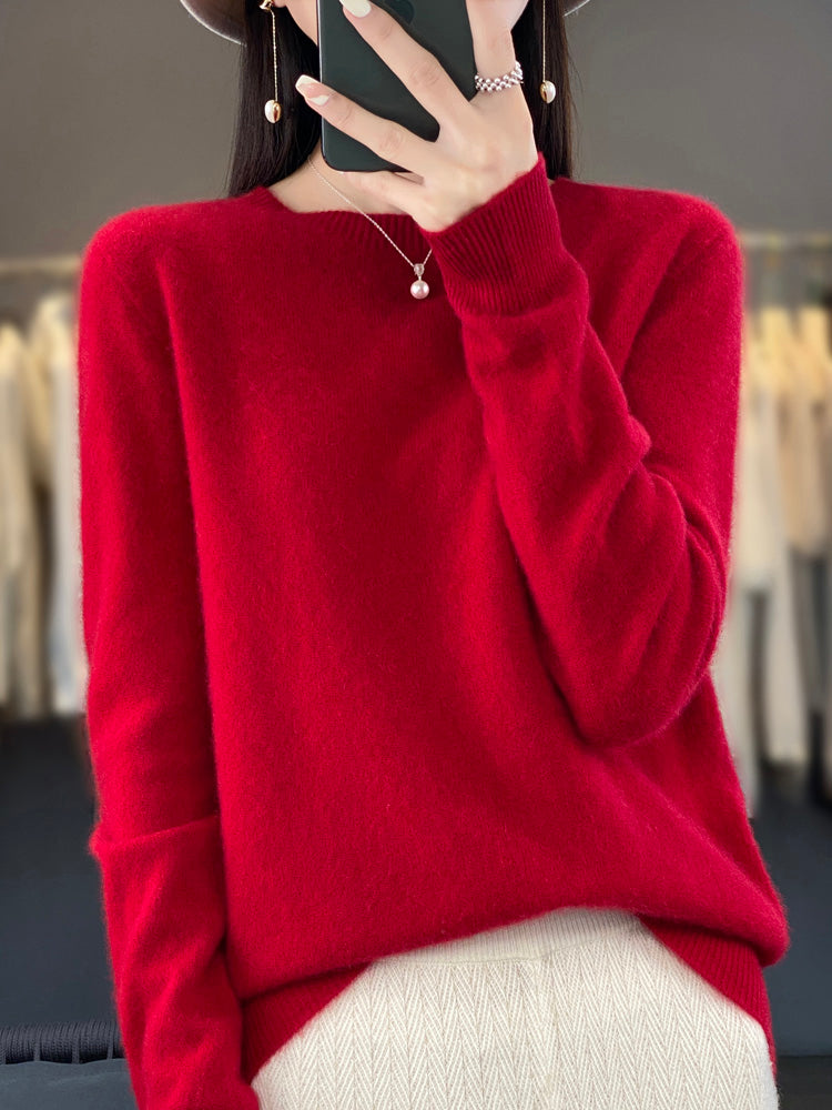 Strickpullover Damen Rundhals – Ansicht 5