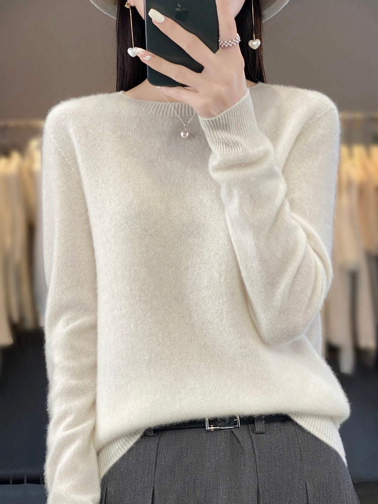 Strickpullover Damen Rundhals – Ansicht 6