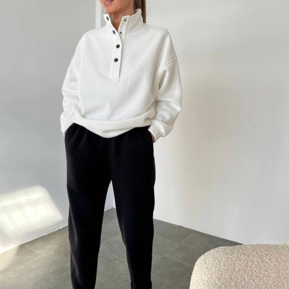 Oversize-Hoodie & Jogginghose im Set