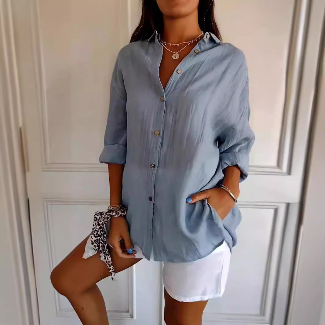 Hemdbluse Damen oversized