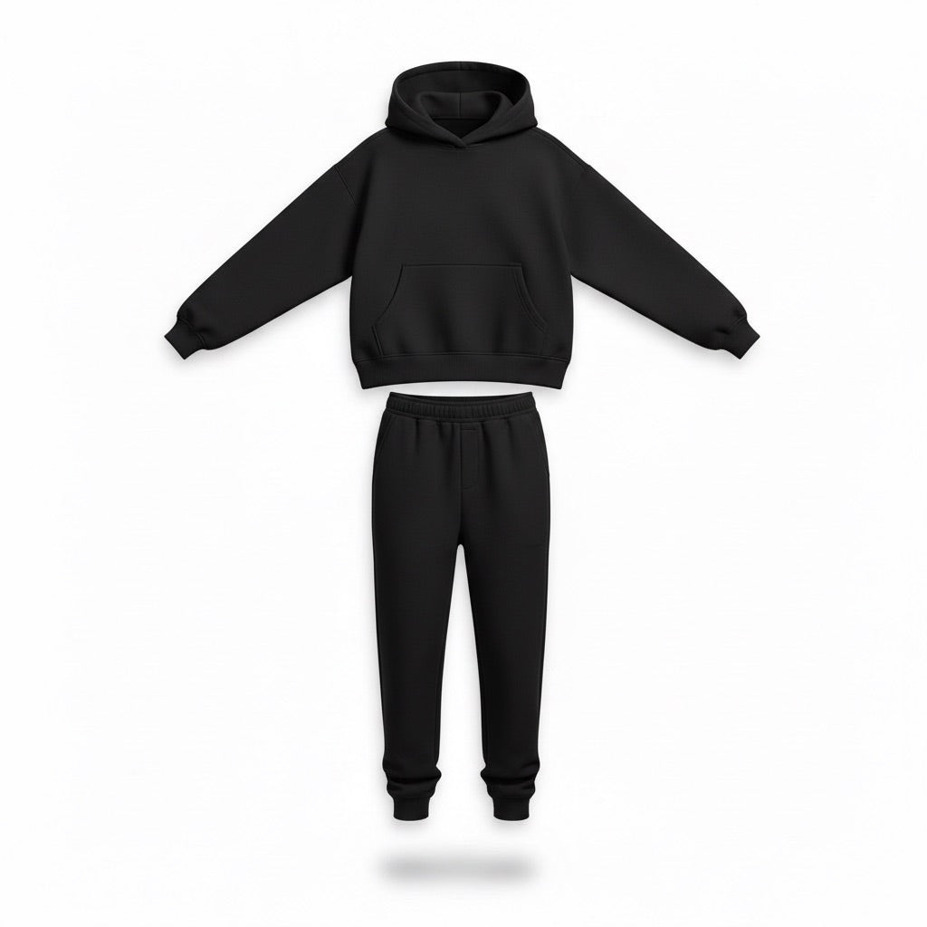 Damen Jogginganzug | Sportlich – Flatlay