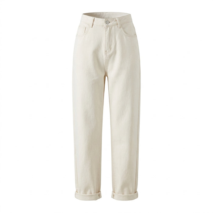 Wide Leg Jeans Damen High Waist – weite Hose mit hohem Bund – Vorderansicht